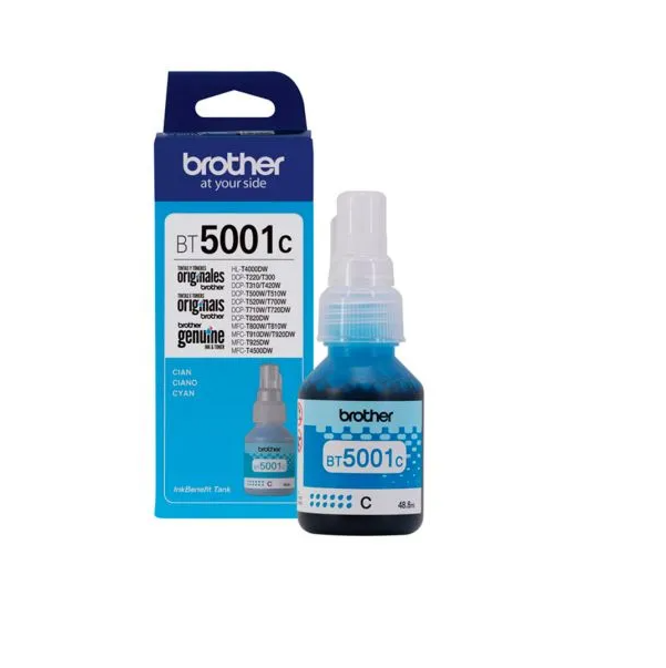 TINTA BROTHER BT-5001C CIAN DCP-T300W/500W/700W