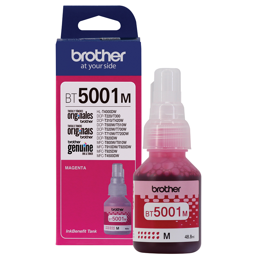 TINTA BROTHER BT-5001M MAGENTA DCP-T300W/500W/700W