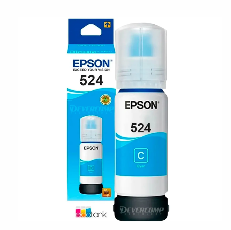 TINTA EPSON 524 CYAN PARA L15150-L15160 T524220