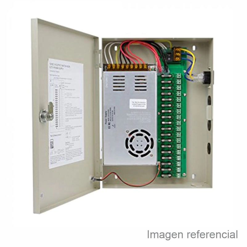 FUENTE CENTRALIZADA S-360-12 12V 30A CCTV 