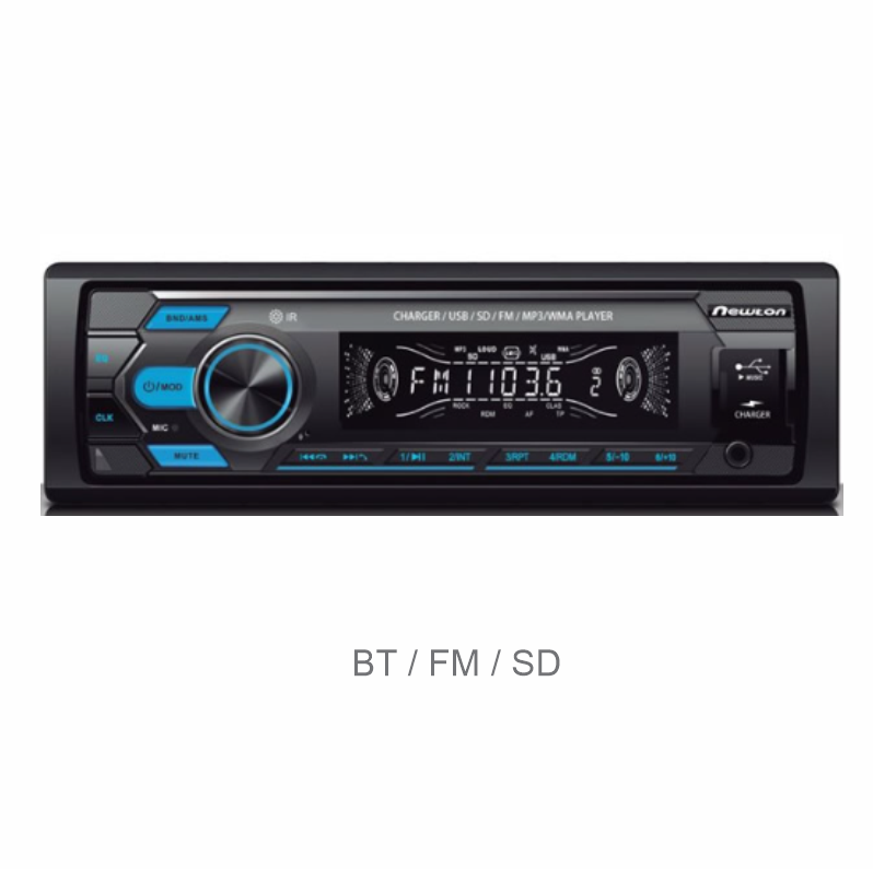 INTREPID NWT503 AUTORADIO 7 LEDS USB SD BT NEWTON