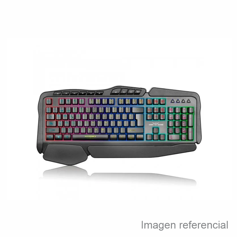 EXABYTE MIC K818 TECLADO GAMER USB RGB MICRONICS