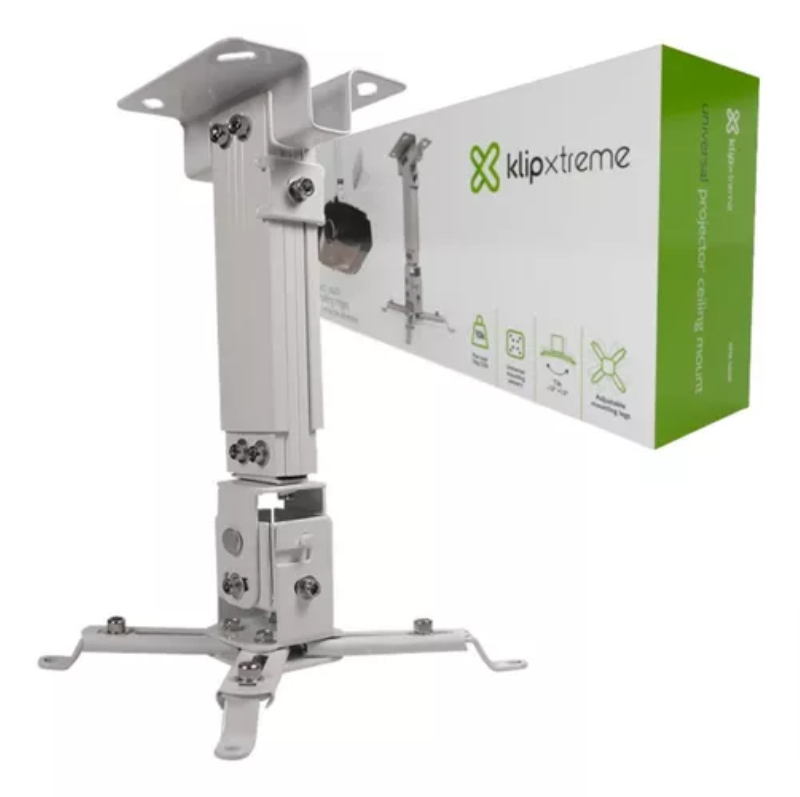 RACK PARA PROYECTOR MULTIMEDIA KLIPX PROJECTION MOUNT KPM-580W 150 TILT BASE WHITE