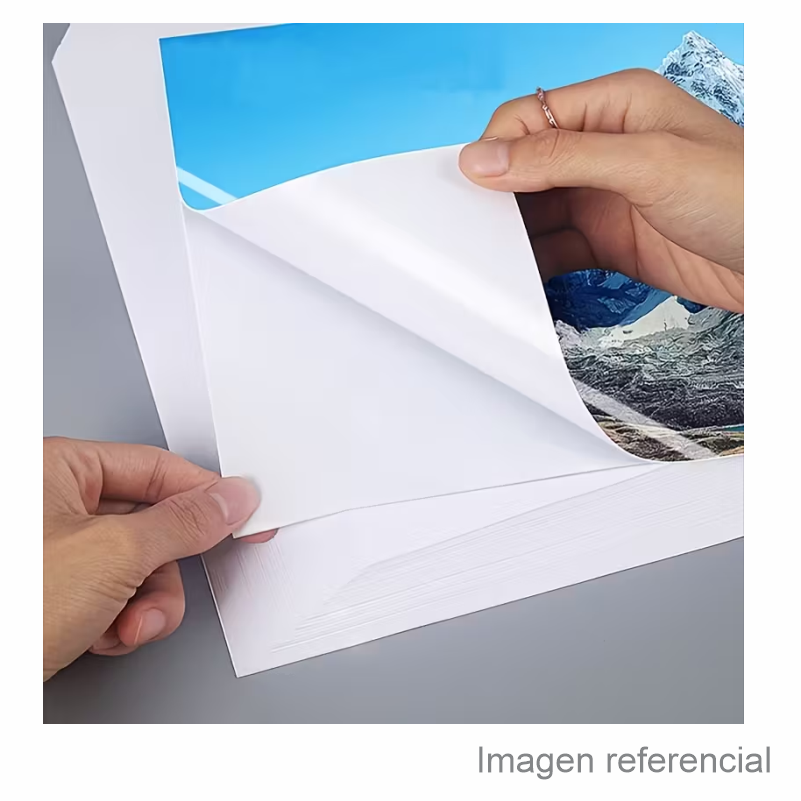 PAPEL FOTOGRAFICO ADHESIVO GLOSSY A4 135GR