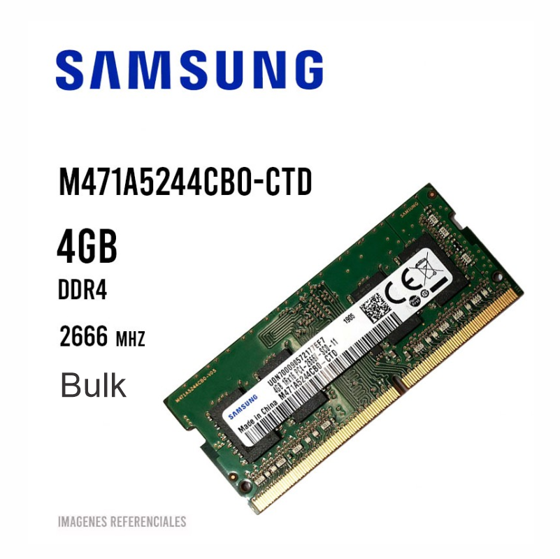 MEMORIA RAM DDR4-4GB 2666 MHZ 1.2V NON-ECC 