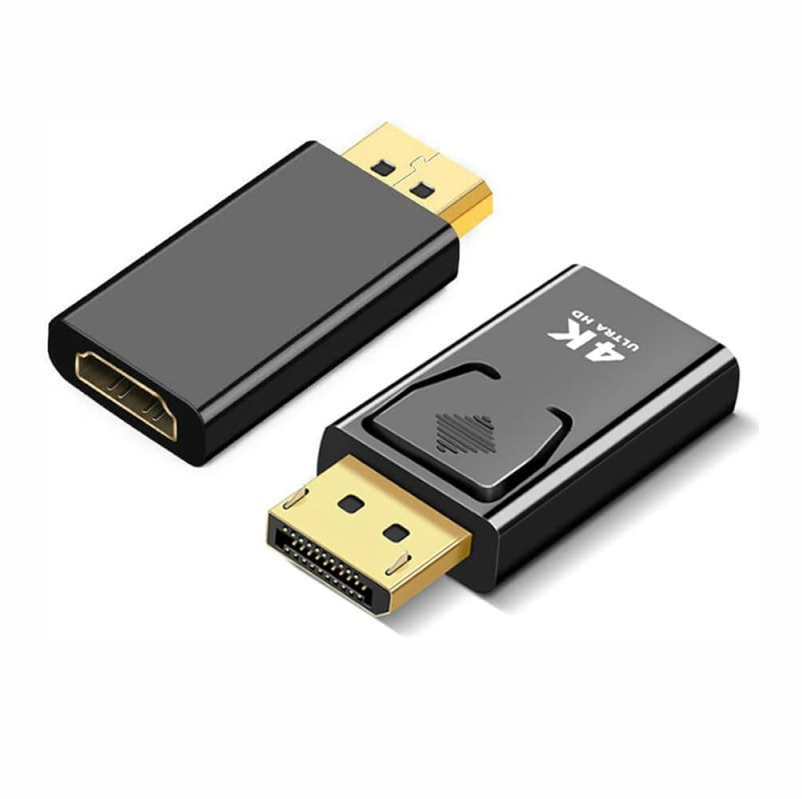ADAPTADRO DE DISPLAY PORT A HDMI - DP MACHO A HDMI HEMBRA