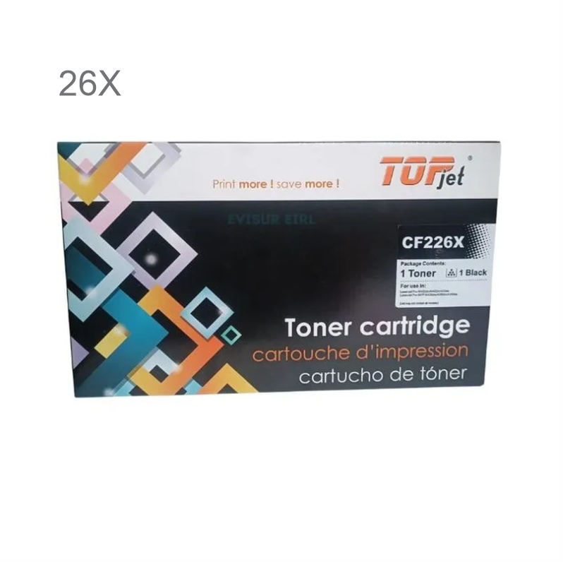 TONER COMPATIBLE HP 26X CF226X NEGRO NEGRO