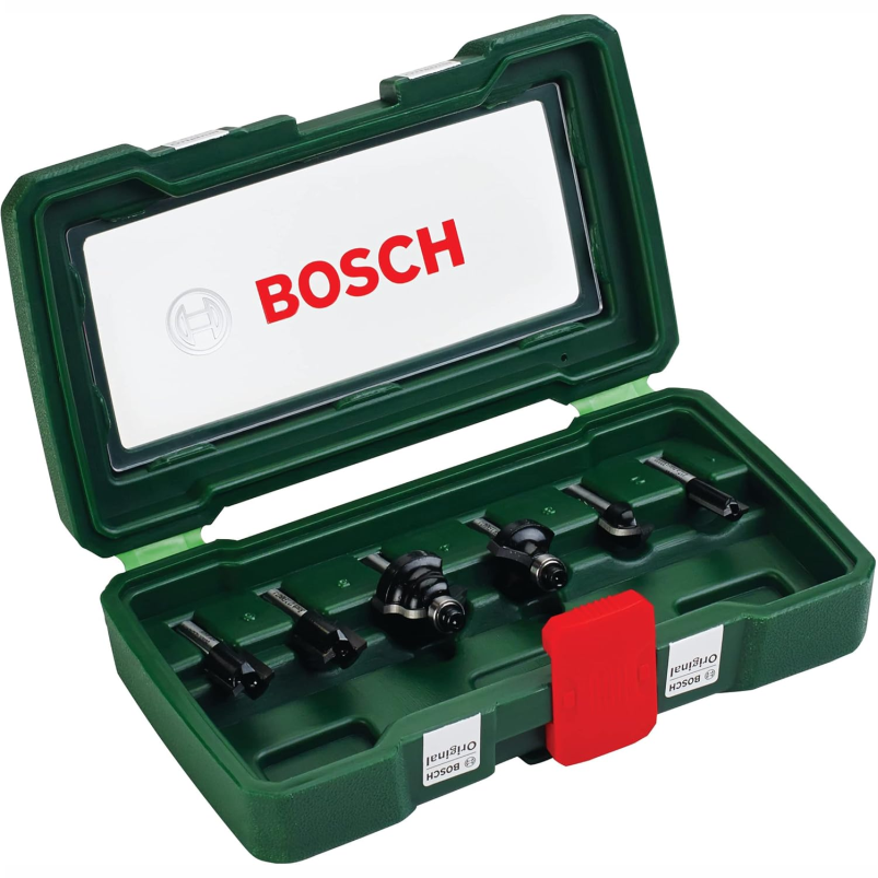 FRESAS DE METAL PARA ROUTER - BOSCH /06 UNIDADES